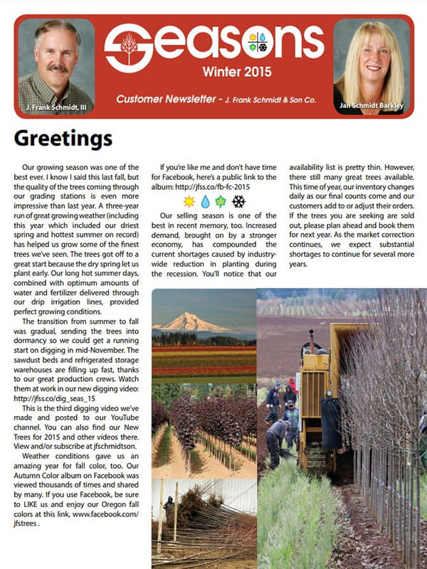 Nesletter Current Issue - Winter 2015